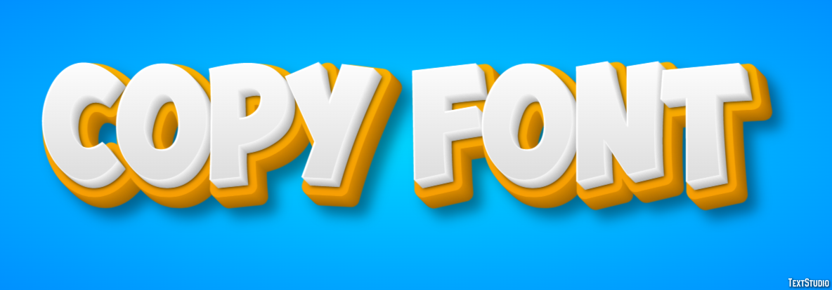 Copy Font Text Effect