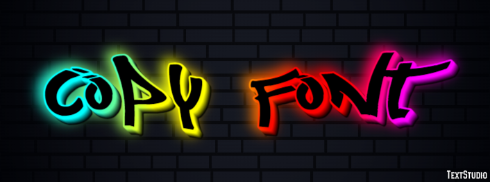 Copy Font Metin Efekti
