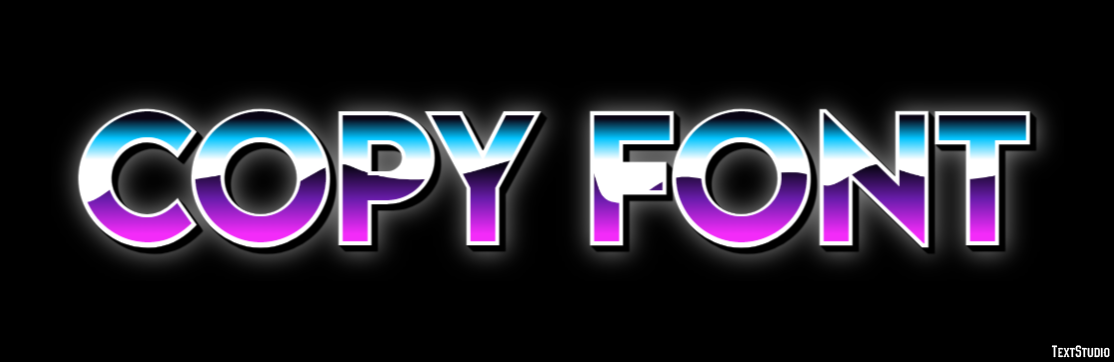 Copy Font Text Effect