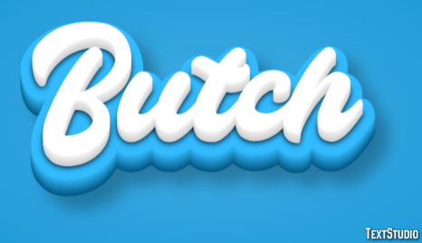 Butch Text Effect