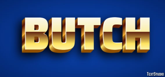 Butch Text Effect