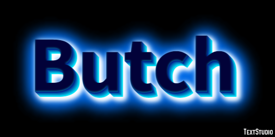 Butch Text Effect