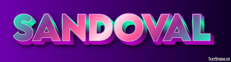 Sandoval Text Effect
