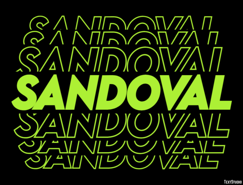 Sandoval Text Effect