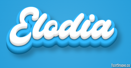 Elodia Effetto testo
