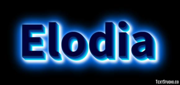 Elodia Effetto testo