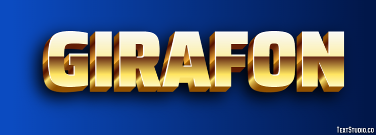 Girafon Effet de texte