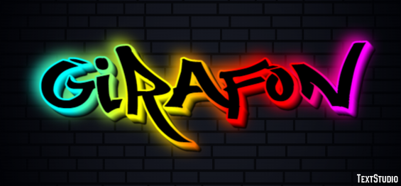Girafon Effet de texte
