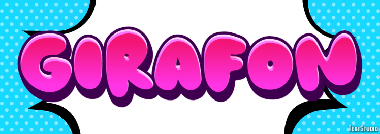 Girafon Efecto de Texto