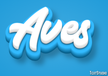 Aves Text effect