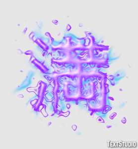 満 Texteffekt