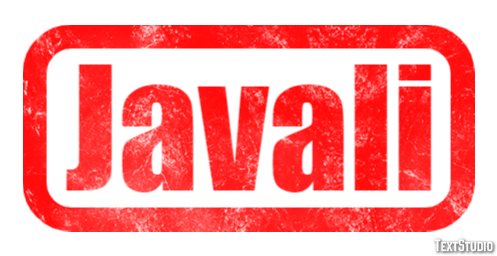 Javali Efeito de texto