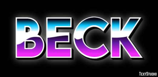 Beck Tekst Effect
