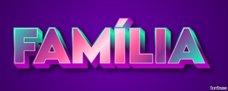 Família Tekst Effect