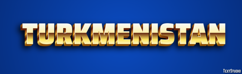 Turkmenistan Texteffekt