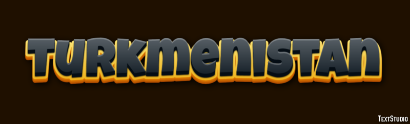 Turkmenistan Texteffekt