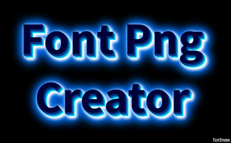 Font Png Creator Efekt tekstowy