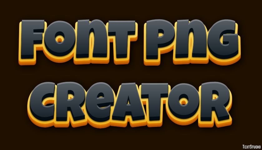 Font Png Creator Efekt tekstowy