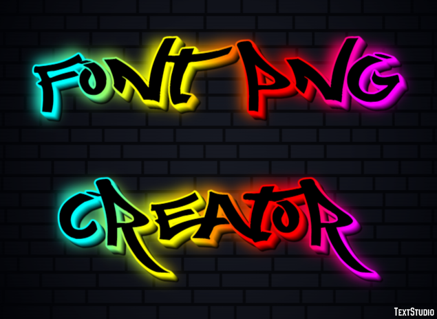 Font Png Creator Efekt tekstowy