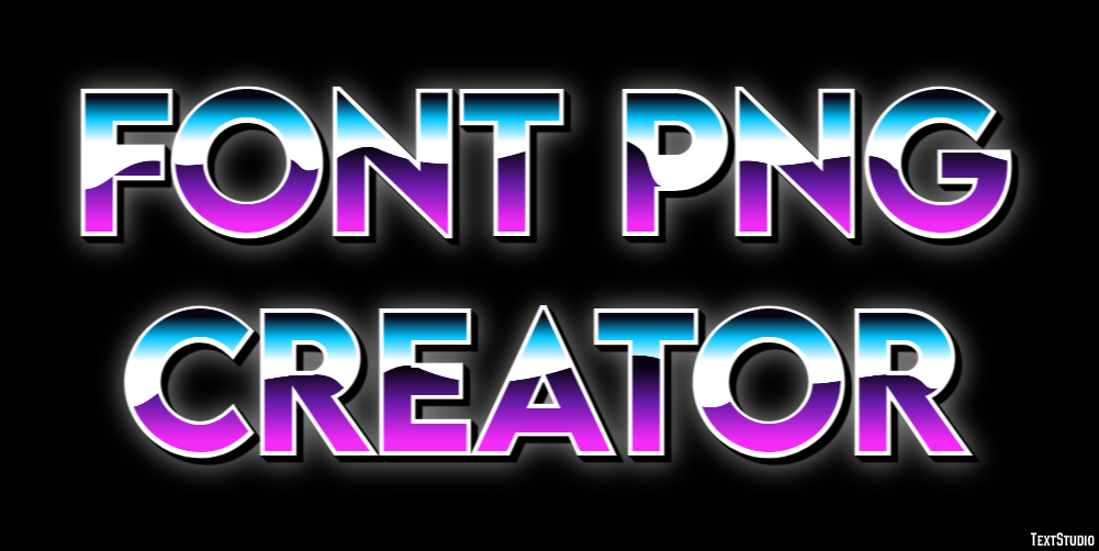 Font Png Creator Efekt tekstowy