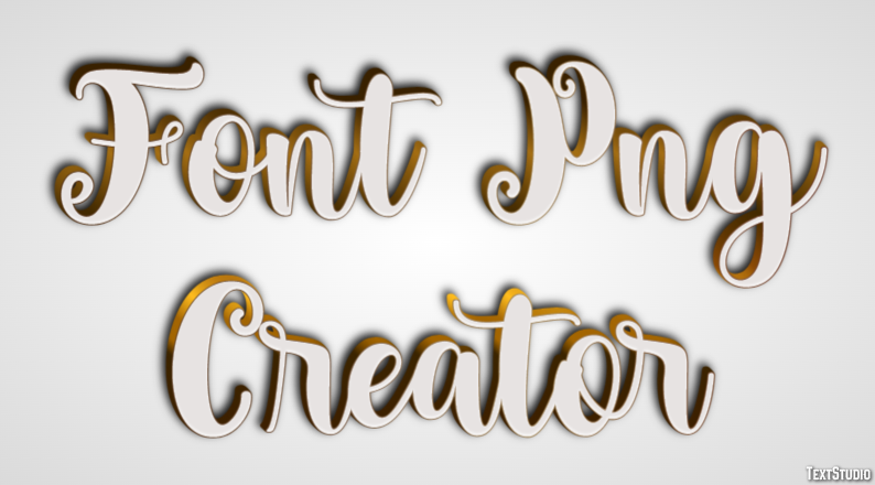 Font Png Creator Efekt tekstowy