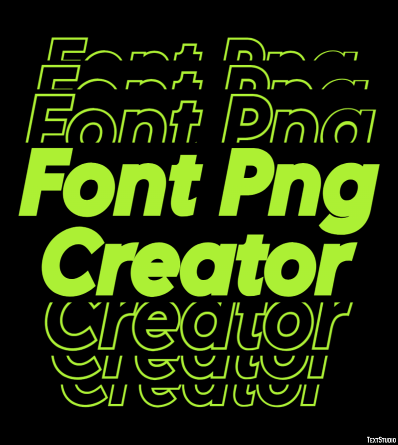 Font Png Creator Efekt tekstowy