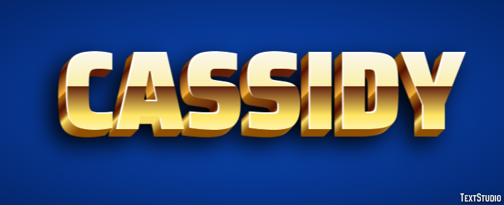 Cassidy Text Effect