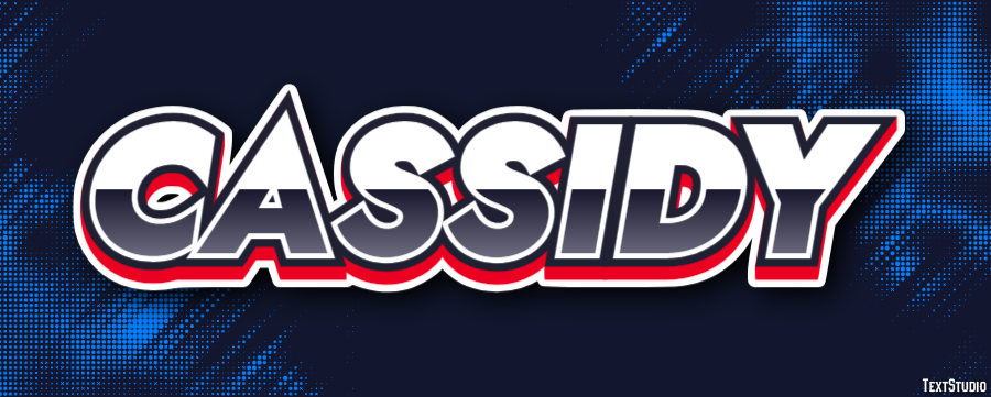 Cassidy テキスト効果