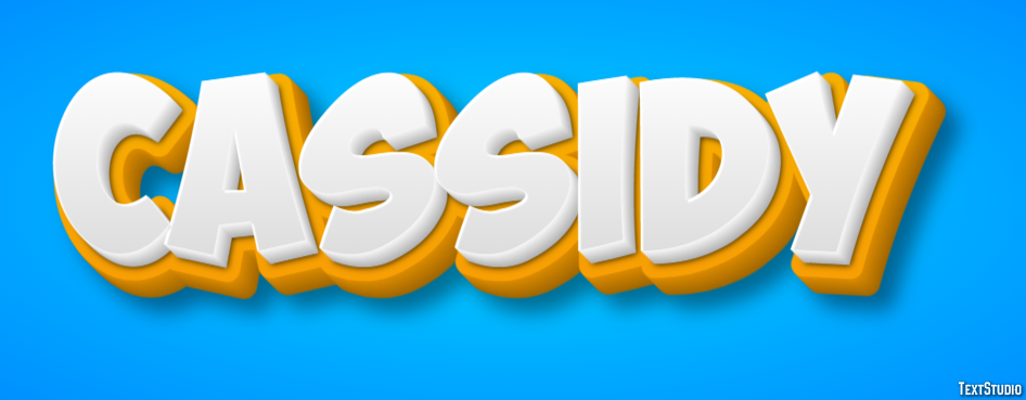 Cassidy テキスト効果