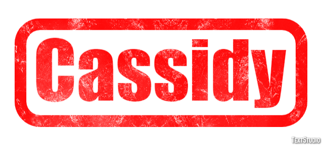 Cassidy テキスト効果