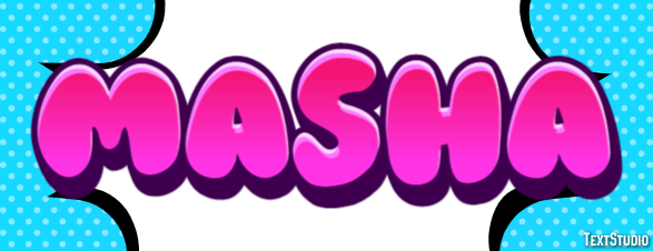 Masha Эффект текста