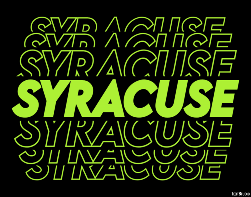 Syracuse Efekt tekstowy