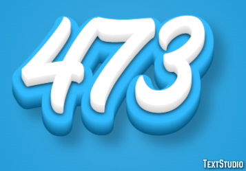 473 Text Effect