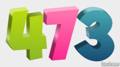 473 Text Effect