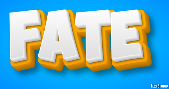 Fate Text Effect