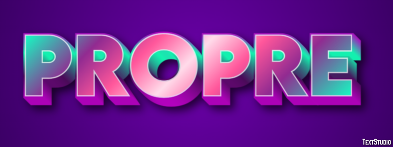 Propre Effet de Texte