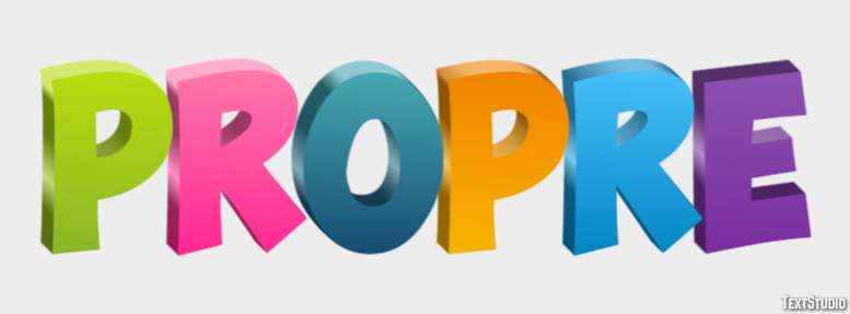 Propre Effet de Texte