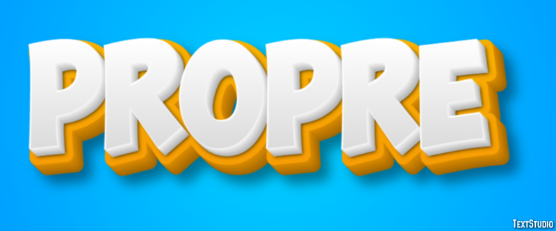 Propre Effet de Texte