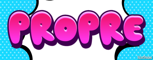 Propre Effet de texte