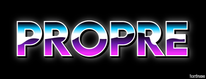 Propre Effet de texte