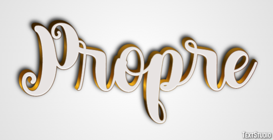 Propre Effet de Texte