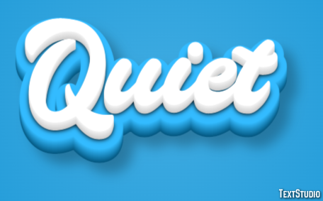 Quiet Effet de Texte