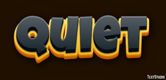 Quiet Effet de Texte