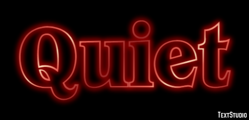 Quiet Effet de Texte