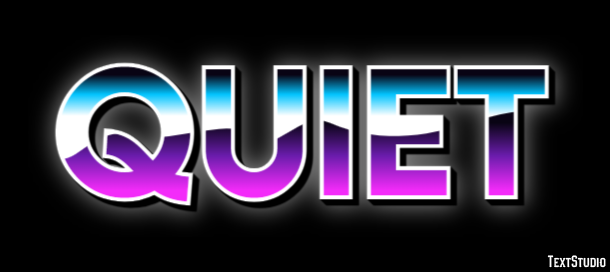 Quiet Tekst Effect