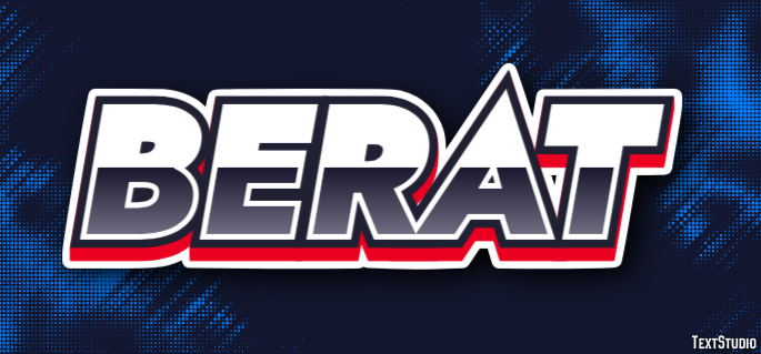 Berat Text Effect