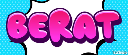 Berat Text effect