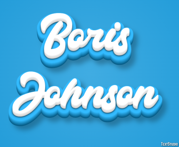 Boris Johnson Text Effect