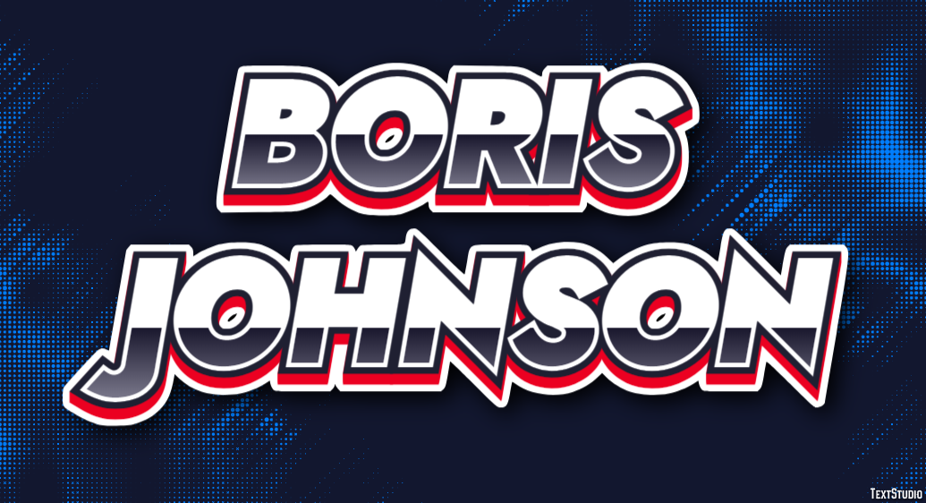 Boris Johnson Text Effect