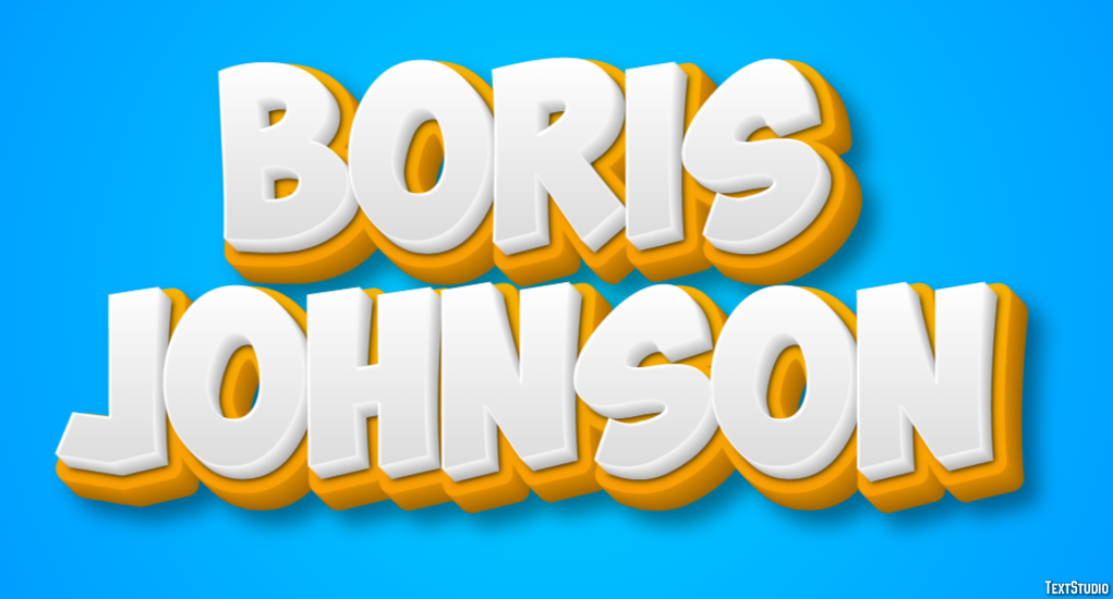 Boris Johnson Text Effect